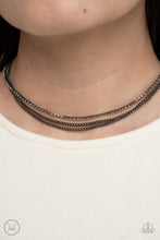 Load image into Gallery viewer, Glitzy Gusto Black Choker