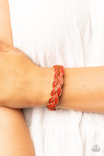 Load image into Gallery viewer, Alpine Alpha Red Pull Cord Bracelet