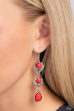 Load image into Gallery viewer, Tahoe Trailblazer Red Earrings