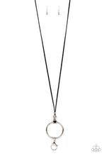 Load image into Gallery viewer, BLING Into Focus Black Lanyard