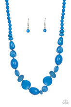 Load image into Gallery viewer, Tropical Tsunami Blue Necklace