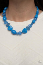 Load image into Gallery viewer, Tropical Tsunami Blue Necklace