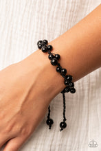 Load image into Gallery viewer, Vintage Versatility Black Pull Cord Bracelet