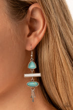 Load image into Gallery viewer, Adventurously Artisan Blue Earrings