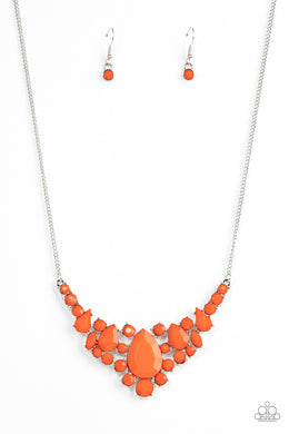 Bali Ballroom Orange Necklace