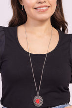 Load image into Gallery viewer, Solar Stunner Red Necklace