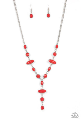Authentically Adventurous Red Necklace