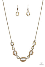 Load image into Gallery viewer, The Only Game in Town Brass Necklace