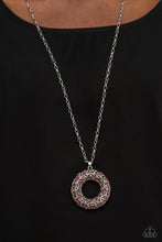 Load image into Gallery viewer, Wintry Wreath Pink Necklace