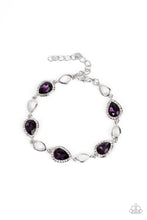 Load image into Gallery viewer, Timelessly Teary Purple Bracelet