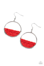 Load image into Gallery viewer, Head-Over-Horizons Red Earrings