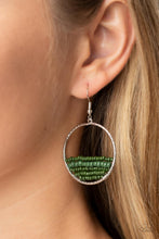 Load image into Gallery viewer, Head-Over-Horizons Green Earrings