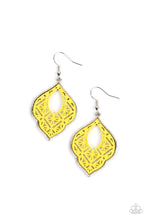 Load image into Gallery viewer, Thessaly Terrace Yellow Earrings