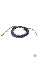 Load image into Gallery viewer, Just Play Cool Blue Pull Cord Bracelet
