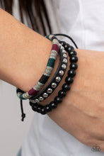 Load image into Gallery viewer, Loom Zoom Black Urban Bracelet