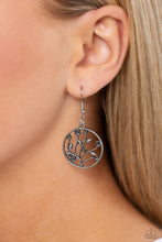 Load image into Gallery viewer, Bedazzlingly Branching Silver Earrings
