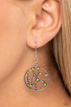 Load image into Gallery viewer, Bedazzlingly Branching Green Earrings