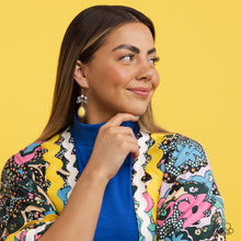 Load image into Gallery viewer, Brightly Blooming Yellow Earrings