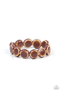Earthy Entrada Brown Bracelet