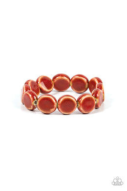 Earthy Entrada Red Bracelet