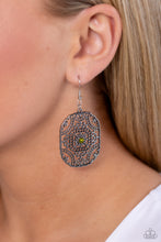 Load image into Gallery viewer, Greco-Roman Romance Green Earrings
