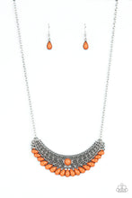 Load image into Gallery viewer, Abundantly Aztec Orange Necklace
