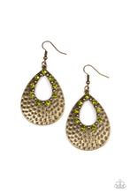 Load image into Gallery viewer, Terraform Twinkle Green Earrings