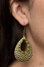 Load image into Gallery viewer, Terraform Twinkle Green Earrings