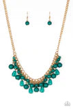 Load image into Gallery viewer, Tour de Trendsetter Green Necklace