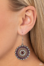 Load image into Gallery viewer, Twinkly Translation Purple Earrings