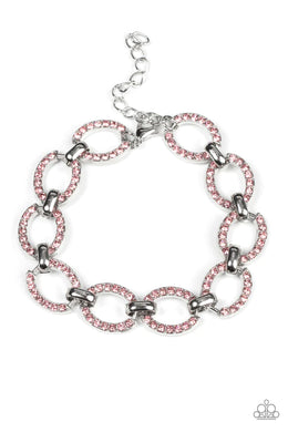 Date Night Debonair Pink Bracelet