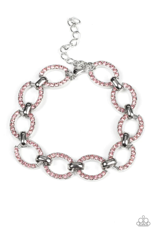 Date Night Debonair Pink Bracelet
