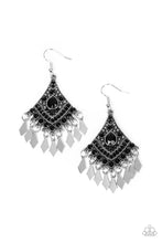 Load image into Gallery viewer, Indie Iridescence Black Earrings
