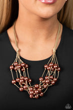 Load image into Gallery viewer, Yacht Catch Brown Necklace