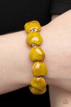 Load image into Gallery viewer, GLAZE a Trail Yellow Bracelet