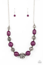 Load image into Gallery viewer, Girl Meets Garden Purple Necklace