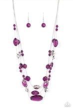 Load image into Gallery viewer, Prismatic Pose Purple Necklace