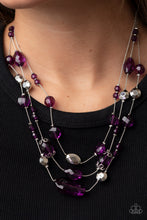 Load image into Gallery viewer, Prismatic Pose Purple Necklace