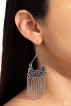 Load image into Gallery viewer, Greco Goddess Silver Earrings