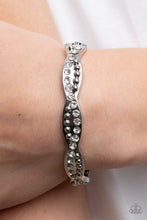 Load image into Gallery viewer, Empire Envy White Hinged Bracelet
