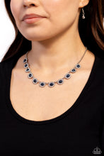 Load image into Gallery viewer, Modest Masterpiece Blue Necklace