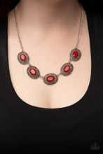 Load image into Gallery viewer, Sunshiny Shimmer Red Necklace