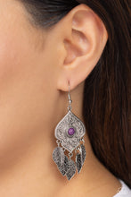Load image into Gallery viewer, Desert Canopy Purple Earrings