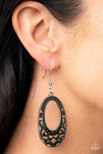 Load image into Gallery viewer, Colorfully Moon Child Black Earrings