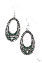 Load image into Gallery viewer, Colorfully Moon Child Green Earrings