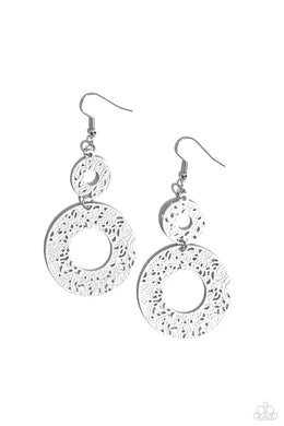 Cabo Courtyard  White Earrings