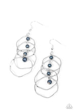 Load image into Gallery viewer, Pearl Palooza Blue Earrings