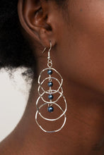 Load image into Gallery viewer, Pearl Palooza Blue Earrings