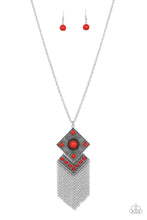 Load image into Gallery viewer, Kite Flight Red Necklace