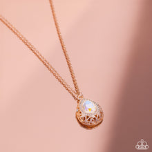 Load image into Gallery viewer, Gracefully Glamorous Rose Gold Necklace